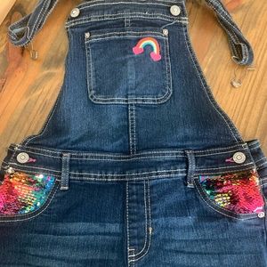 ✨Jordache XL(14-16) girls short overalls